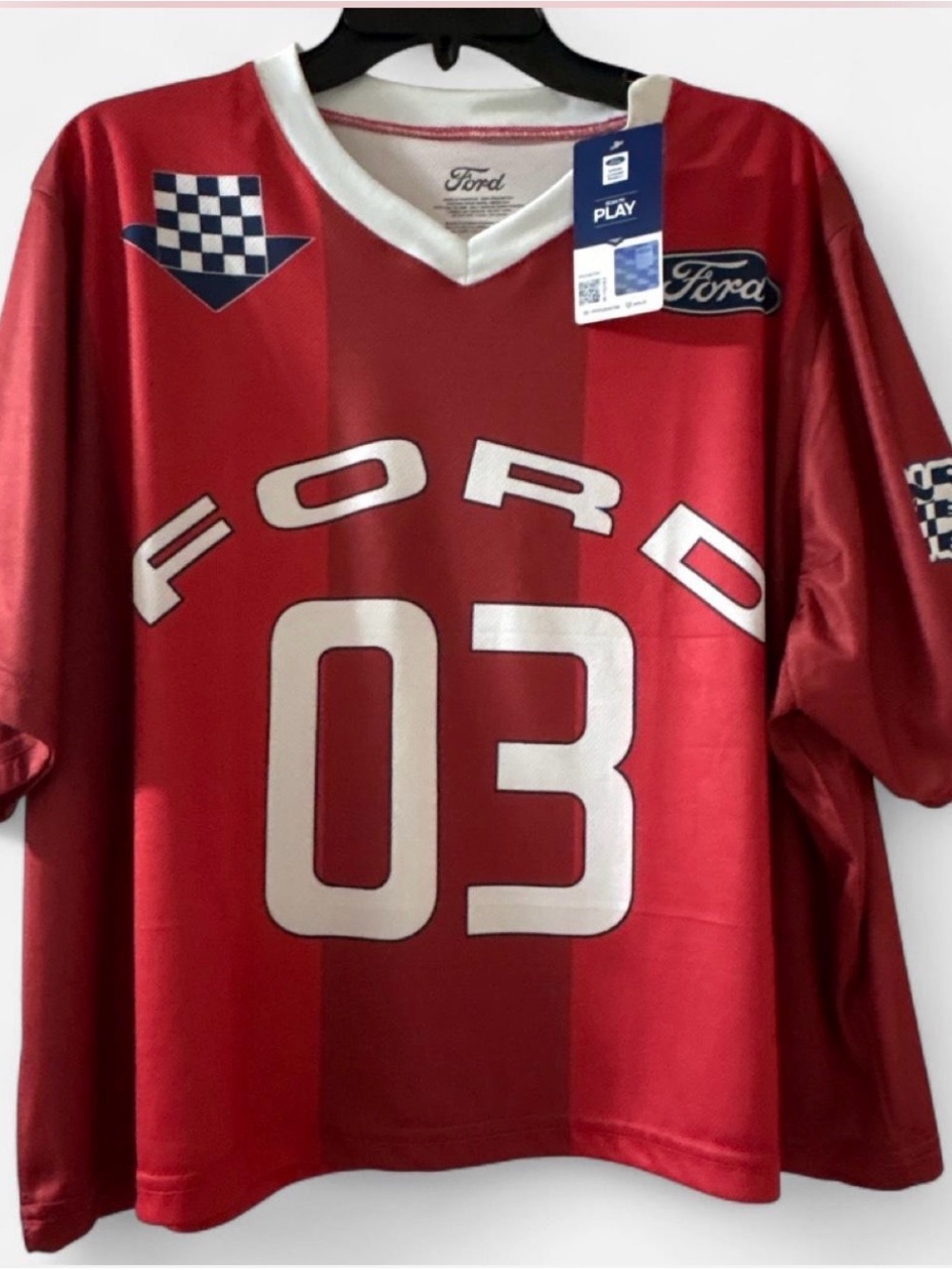 Ford Red Racing Jersey Shirt - '03